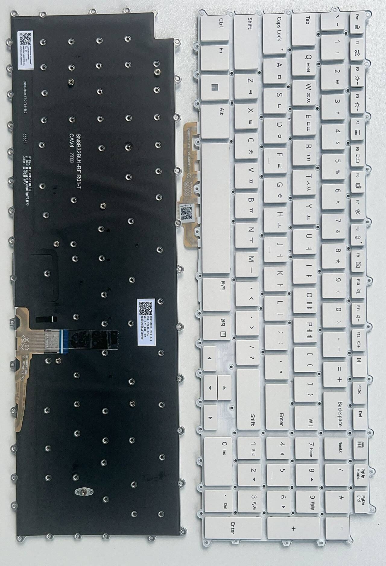 Picture of New Replacement Laptop Keyboard For LG 17Z90SP WHITE Backlit Other Language Layout
